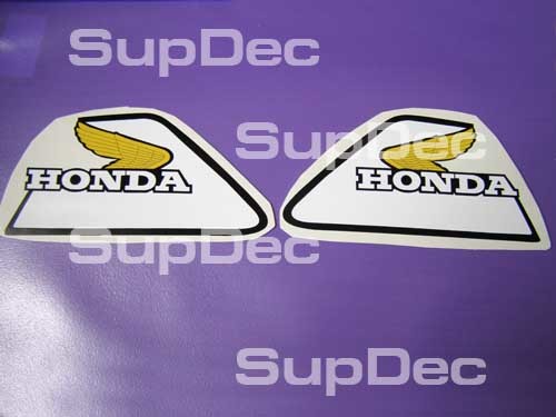 Coppia adesivi decal serbatoio Honda CR125 XR80 CR XR